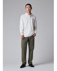 Paul Smith - Relaxed Tapered-Fit Khaki Garment-Dyed Jeans - Lyst