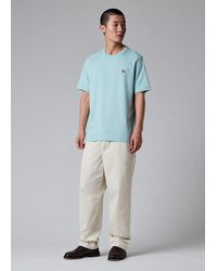 Paul Smith - Ecru Cotton Drawstring-Waist Trousers - Lyst