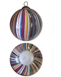 Paul Smith - Hand-Painted 'Signature Stripe' Glass Bauble - Lyst