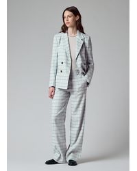 Paul Smith - Light Windowpane Double-Breasted Blazer - Lyst