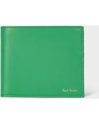 Paul Smith - Leather 'Signature Stripe' Interior Billfold Wallet - Lyst