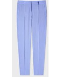 Paul Smith - Dusty Wool Hopsack Pleated Trousers - Lyst