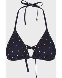 Paul Smith - 'Tile Spot' Bikini Top - Lyst
