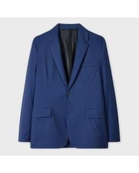 Paul Smith - Melange 'Storm System' Wool Technical Blazer - Lyst