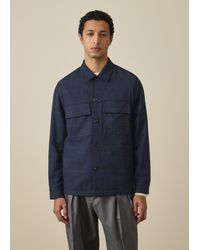 Paul Smith - Check Wool-Blend Overshirt - Lyst