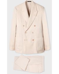 Paul Smith - Ivory Linen And Tropical Wool-Blend Two-Piece Suit - Lyst