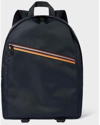 Paul Smith - 'Artist Stripe' Recycled Polyester Backpack - Lyst