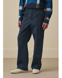 Paul Smith - Relaxed-Fit Cotton-Blend Cargo Trousers - Lyst