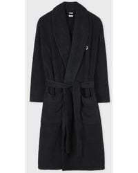Paul Smith - Zebra Logo Towelling Dressing Gown - Lyst