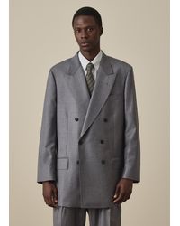 Paul Smith - Oversized Pin-Dot Wool Double-Breasted Blazer - Lyst