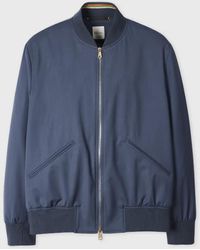 Paul Smith - 'Storm System' Wool Bomber Jacket - Lyst