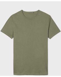Paul Smith - Khaki Signature Logo Lounge T-Shirt - Lyst