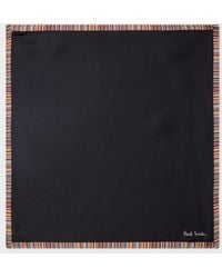 Paul Smith - 'Signature Stripe' Silk Pocket Square - Lyst