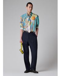 Paul Smith - Pastel 'River Collage' Viscose-Blend Shirt - Lyst