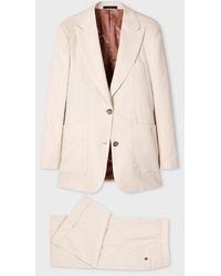 Paul Smith - Ivory Linen-Wool Two-Piece Suit - Lyst