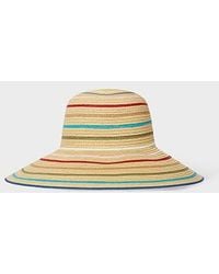 Paul Smith - 'Signature Stripe' Sun Hat - Lyst