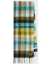 Paul Smith - Merino Wool Check Scarf - Lyst