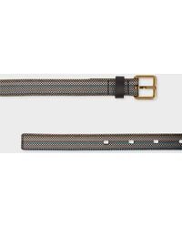 Paul Smith - 'Signature Stripe' Check Belt - Lyst