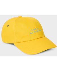 Paul Smith - Cotton-Twill Quote Cap - Lyst