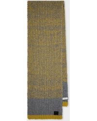 Paul Smith - And Twisted Yarn Block Stripe Scarf - Lyst