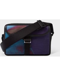 Paul Smith - Recycled Polyester 'abstract' Cross-body Bag Multicolour - Lyst