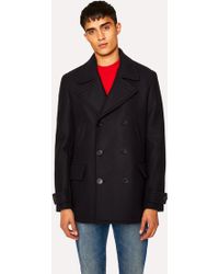 paul smith double breasted coat
