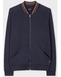 Paul Smith - Men Bomber Jkt Artist Rib - Lyst