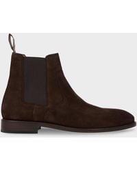 Paul Smith - Suede Dark 'Lawson' Boots - Lyst