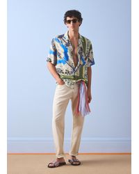 Paul Smith - Straight-Fit Ecru Cotton Jeans - Lyst