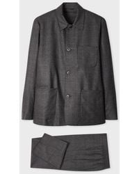 Paul Smith - And Check Wool Work Co-Ord - Lyst