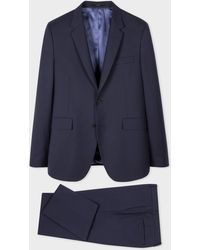 Paul Smith - The Kensington - Slim-fit Navy Wool 'a Suit To Travel In' Blue - Lyst