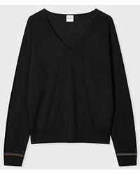 Paul Smith - Merino Wool V Neck Sweater - Lyst
