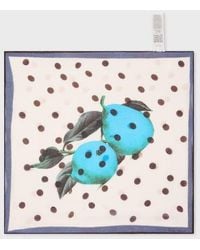 Paul Smith - 'Pears And Polka Dot' Cotton Pocket Square - Lyst