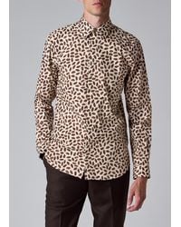 Paul Smith - Slim-Fit 'Lips' Print Shirt - Lyst