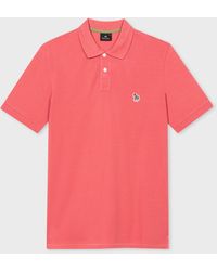 PS by Paul Smith - Mens Reg Fit Ss Polo Shirt Zebra - Lyst