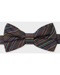 Paul Smith - Silk Pre-Tied 'Signature Stripe' Bow Tie - Lyst