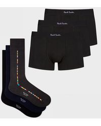 Paul Smith - Boxer Briefs & 'Signature Stripe' Socks Three Pack Gift Set - Lyst