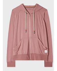 Paul Smith - Dusky Modal-Blend Zip Lounge Hoodie - Lyst