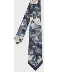 Paul Smith - Silk 'Clifton Floral' Tie - Lyst