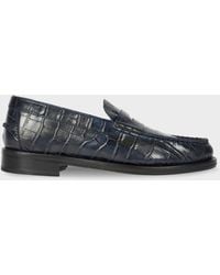 Paul Smith - Croc-Emboss 'Rialto' Loafers - Lyst