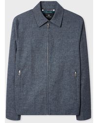 Paul Smith - Slate Cotton-Linen Melange Jacket - Lyst
