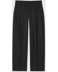 Paul Smith - 'A Suit To Travel In' Wool Twill Pleated Trousers - Lyst