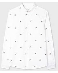 Paul Smith - Tailored-Fit 'Star' Print Shirt - Lyst