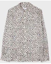 Paul Smith - Ecru 'Animal' Print Shirt - Lyst
