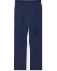 Paul Smith - Stretch-Wool Seersucker Check Elasticated-Waist Trousers - Lyst