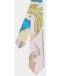Paul Smith - Pastel 'River Collage' Tie - Lyst