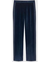 Paul Smith - Tailored-Fit Velvet Evening Trousers - Lyst