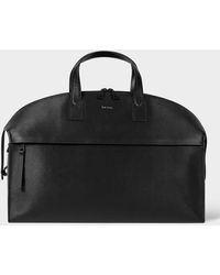 Paul Smith - Black Grained Leather Holdall Bag - Lyst