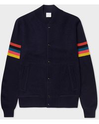 Paul Smith - Gents Knitted Bomber Jacket - Lyst