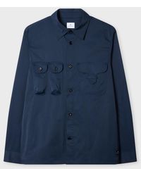 Paul Smith - Technical Cotton-Blend Patch-Pocket Overshirt - Lyst